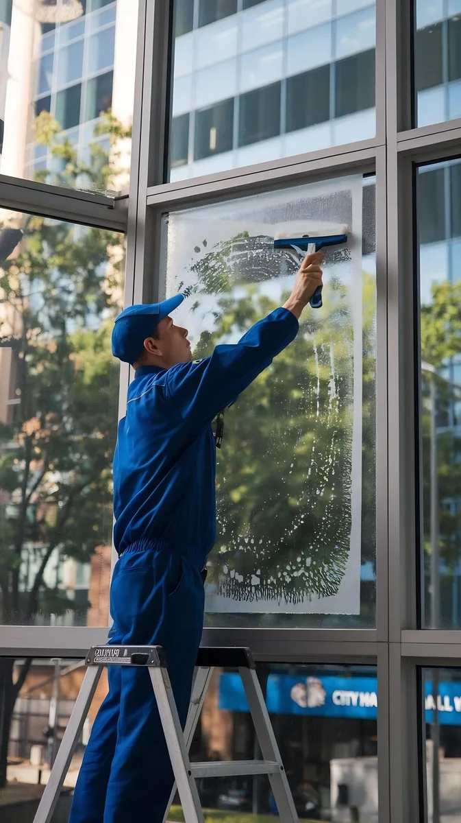 Limpieza especializada de ventanas